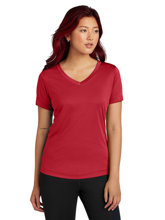 Women's PosiCharge Competitor V-Neck Tee - LST353 - True Red