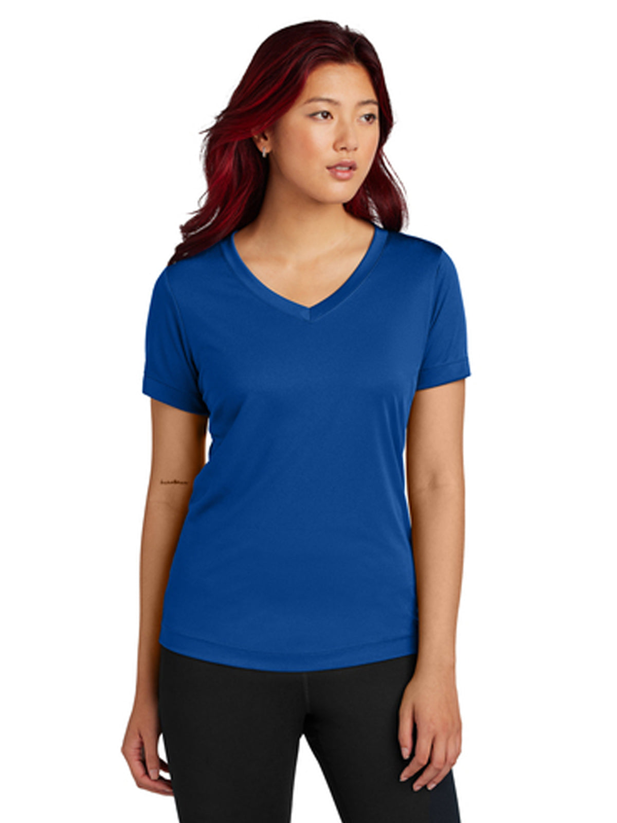Women's PosiCharge Competitor V-Neck Tee - LST353 - True Royal