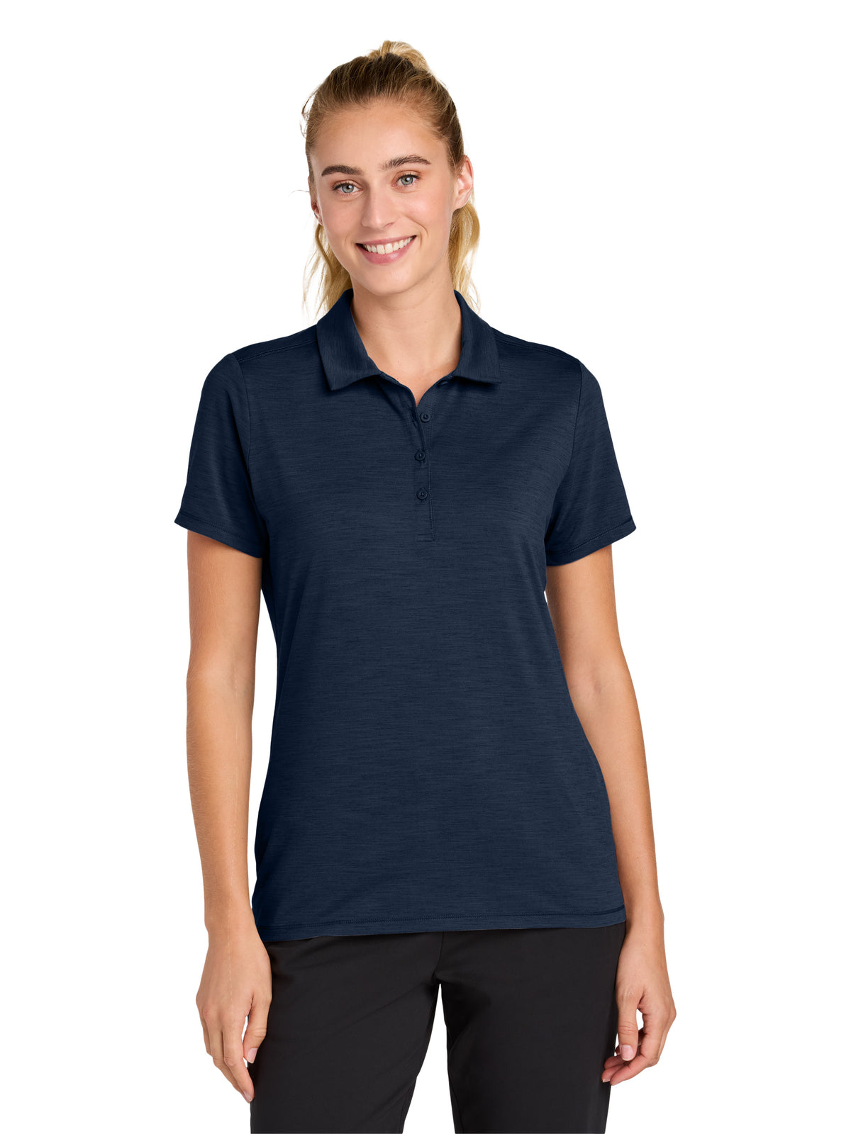 Women's Moisture-Wicking Versa Polo - LST490 - True Navy