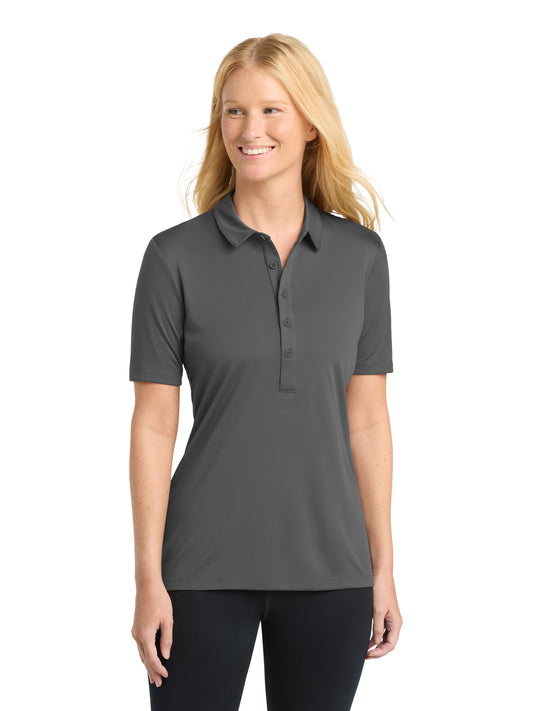 Women's Posi-UV Pro Polo - LST520 - Dark Smoke Grey