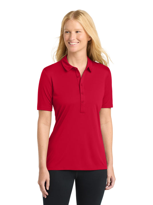 Women's Posi-UV Pro Polo - LST520 - True Red