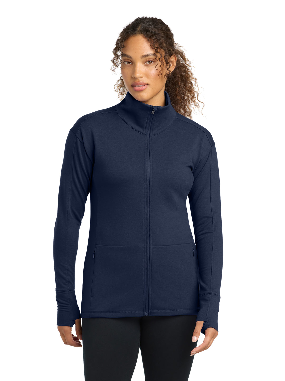 Women's Sport-Wick Flex Fleece Full-Zip - LST560 - True Navy