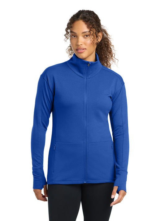 Women's Sport-Wick Flex Fleece Full-Zip - LST560 - True Royal