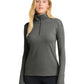 Women's Flex Fleece 1/4 Zip Sweatshirt - LST561 - Dark Grey Heather