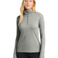 Women's Flex Fleece 1/4 Zip Sweatshirt - LST561 - Light Grey Heather