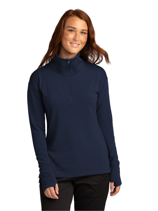 Women's Flex Fleece 1/4 Zip Sweatshirt - LST561 - True Navy