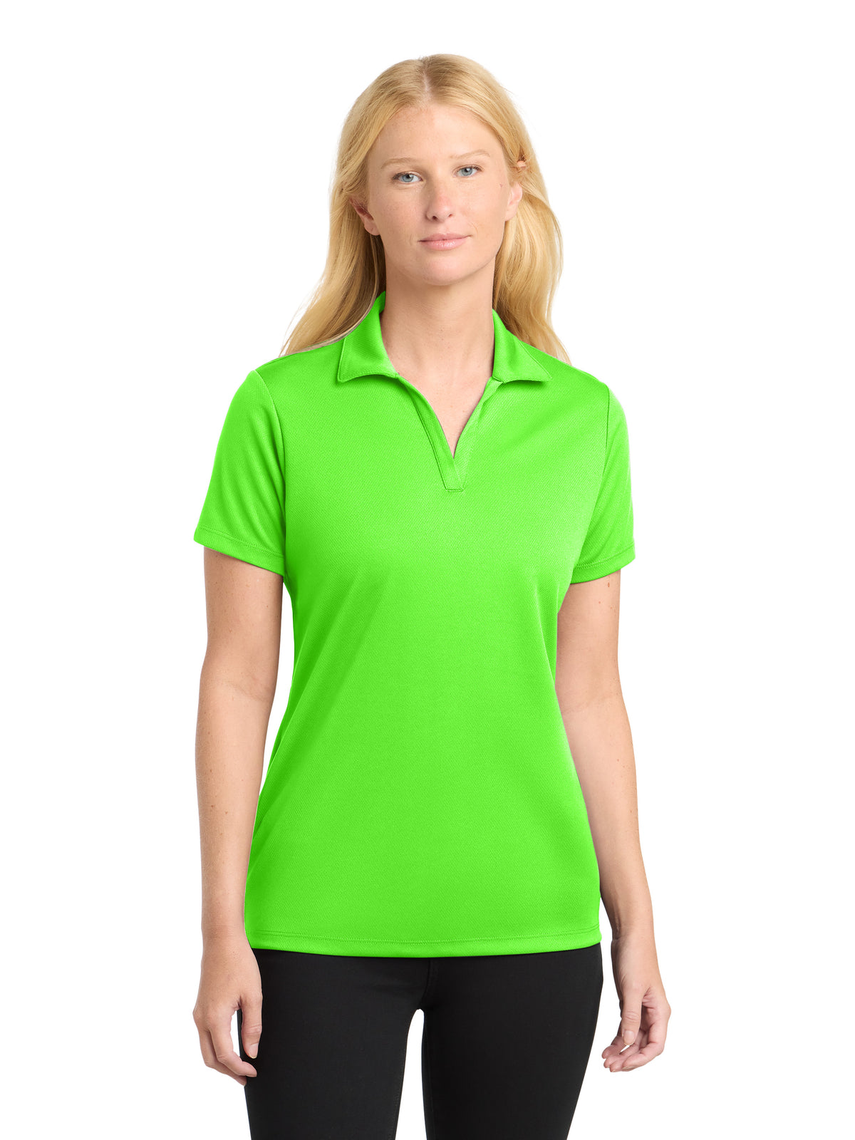 Women's PosiCharge RacerMesh Polo - LST640 - Neon Green