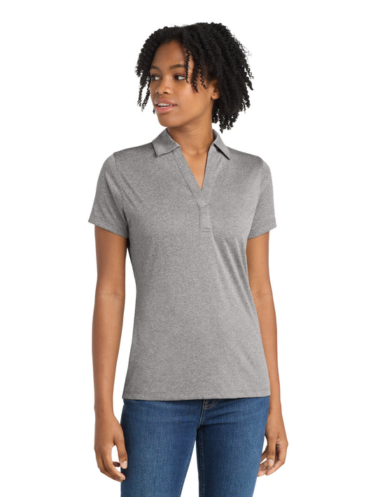 Women's Heather Contender Polo - LST660 - Vintage Heather