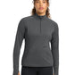 Women's Sport-Wick® Stretch 1/4-Zip Pullover - LST850 - Charcoal Grey Heather