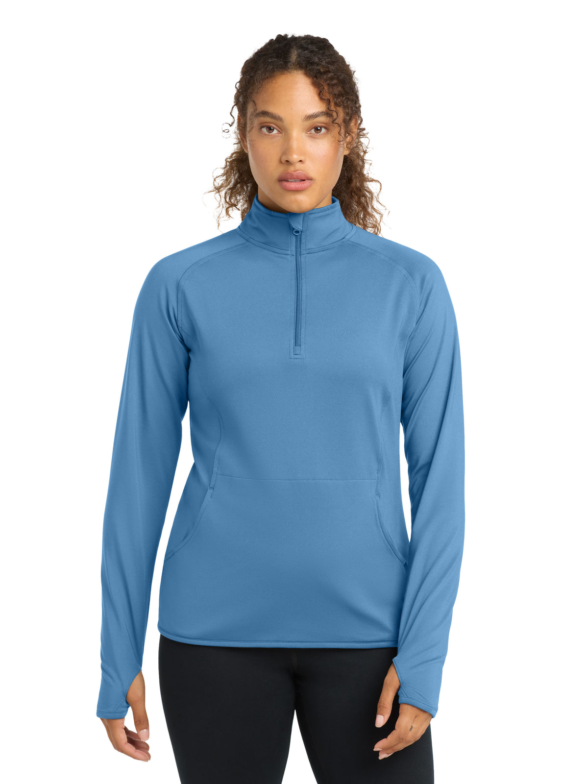 Women's Sport-Wick® Stretch 1/4-Zip Pullover - LST850 - Carolina Blue