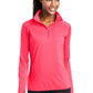 Women's Sport-Wick® Stretch 1/4-Zip Pullover - LST850 - Hot Coral