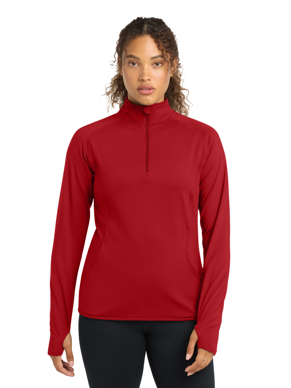 Women's Sport-Wick® Stretch 1/4-Zip Pullover - LST850 - True Red