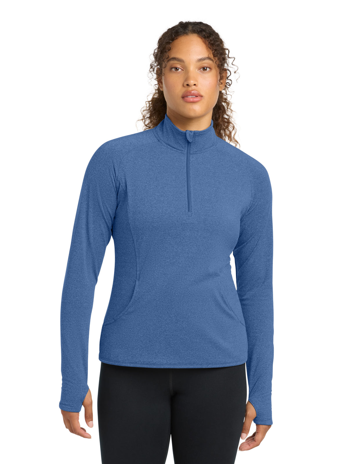 Women's Sport-Wick® Stretch 1/4-Zip Pullover - LST850 - True Royal Heather