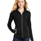 Women's Contrast Jacket - LST853 - Black/Charcoal Grey