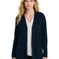Women’s Two-Pocket Easy Care Open-Front Cardigan Sweater - LSW2890 - River Blue Navy