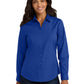 Women's Long Sleeve Poplin Shirt - LW100 - True Royal