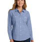 Women's Slub Chambray Shirt - LW380 - Light Blue