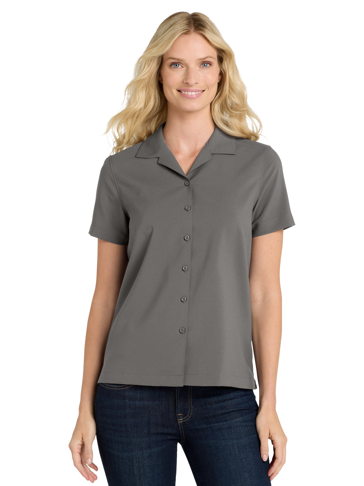 Women's Performance Staff Shirt - LW400 - Graphite