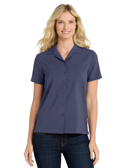 Women's Performance Staff Shirt - LW400 - True Navy