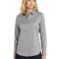 Women's Long Sleeve Shirt - LW808 - Gusty Grey