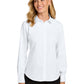 Women’s Long Sleeve Nailhead Easy Care Shirt - LW816 - White