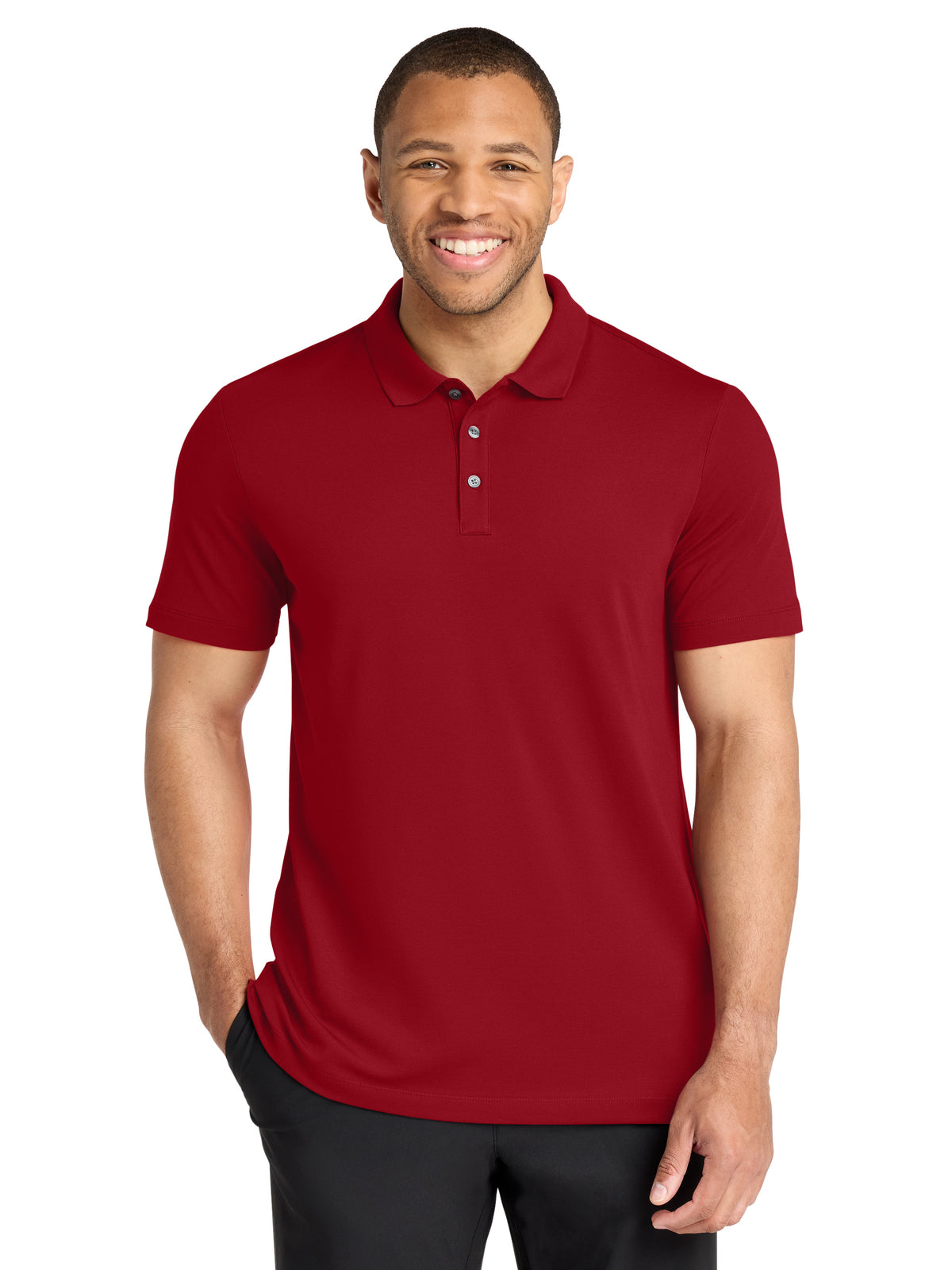 Men's Stretch Pique Polo - MM1004 - Apple Red
