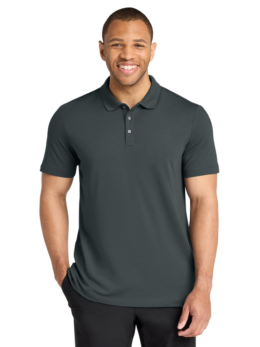 Men's Stretch Pique Polo - MM1004 - Storm Grey