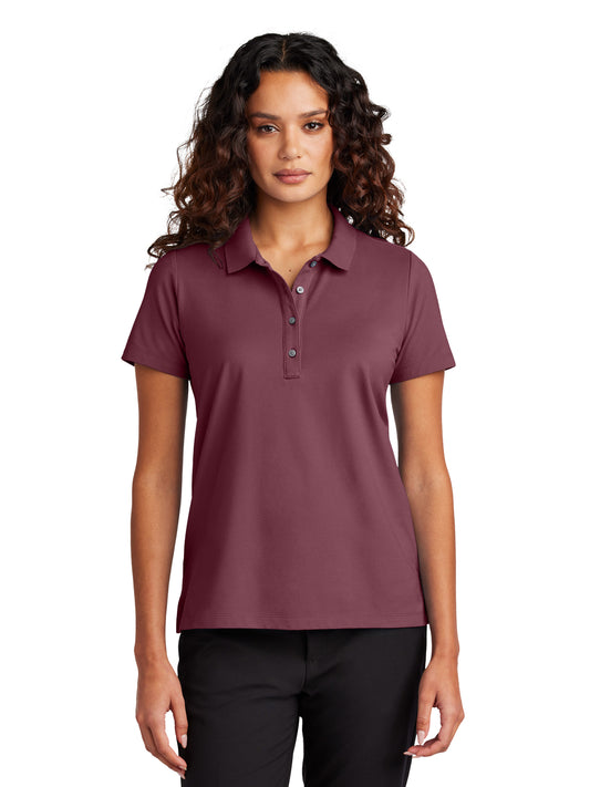 Women's Stretch Pique Polo - MM1005 - Rosewood