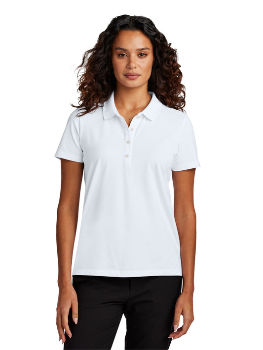 Women's Stretch Pique Polo - MM1005 - White