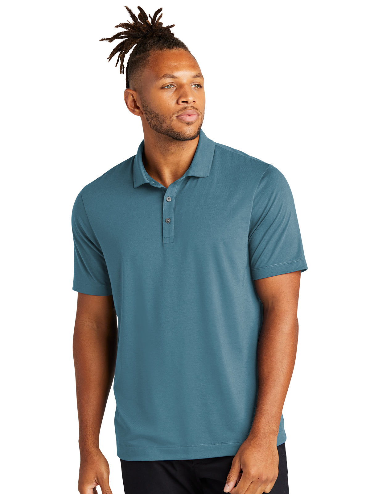 Men's Stretch Polo - MM1014 - Parisian Blue