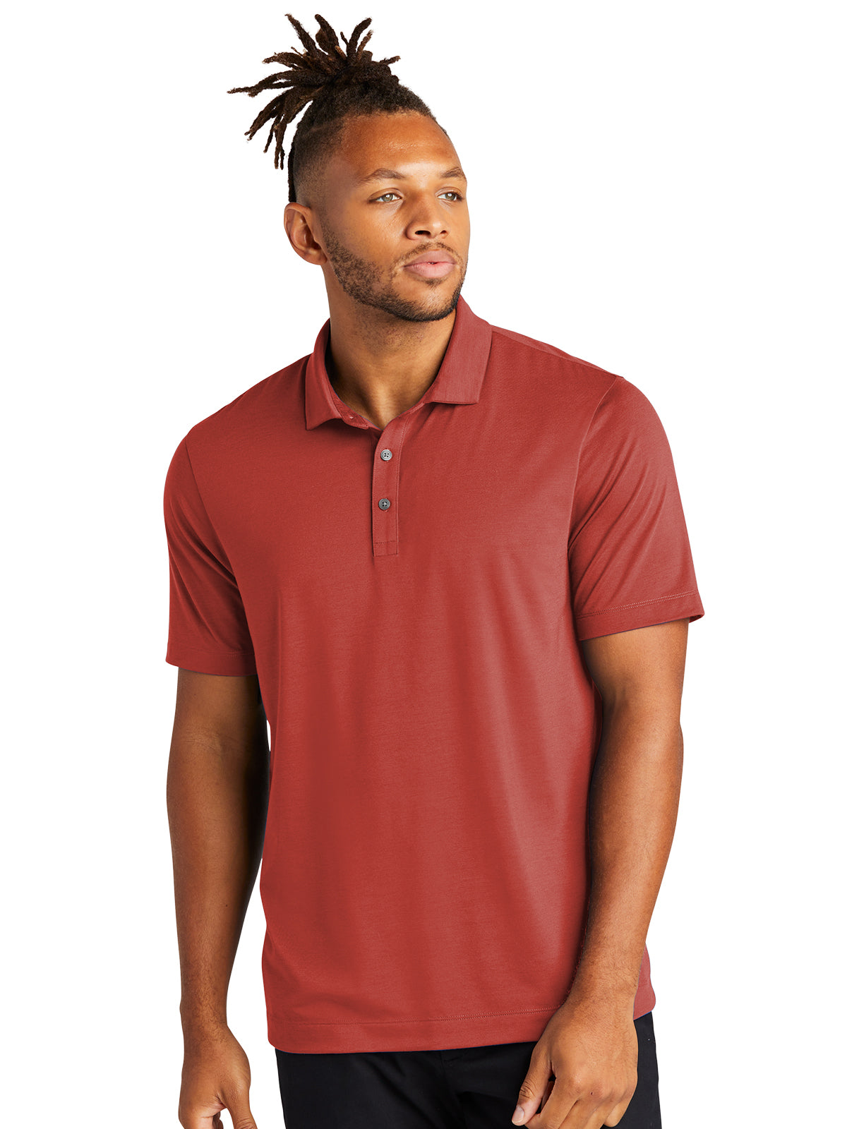 Men's Stretch Polo - MM1014 - Terracotta