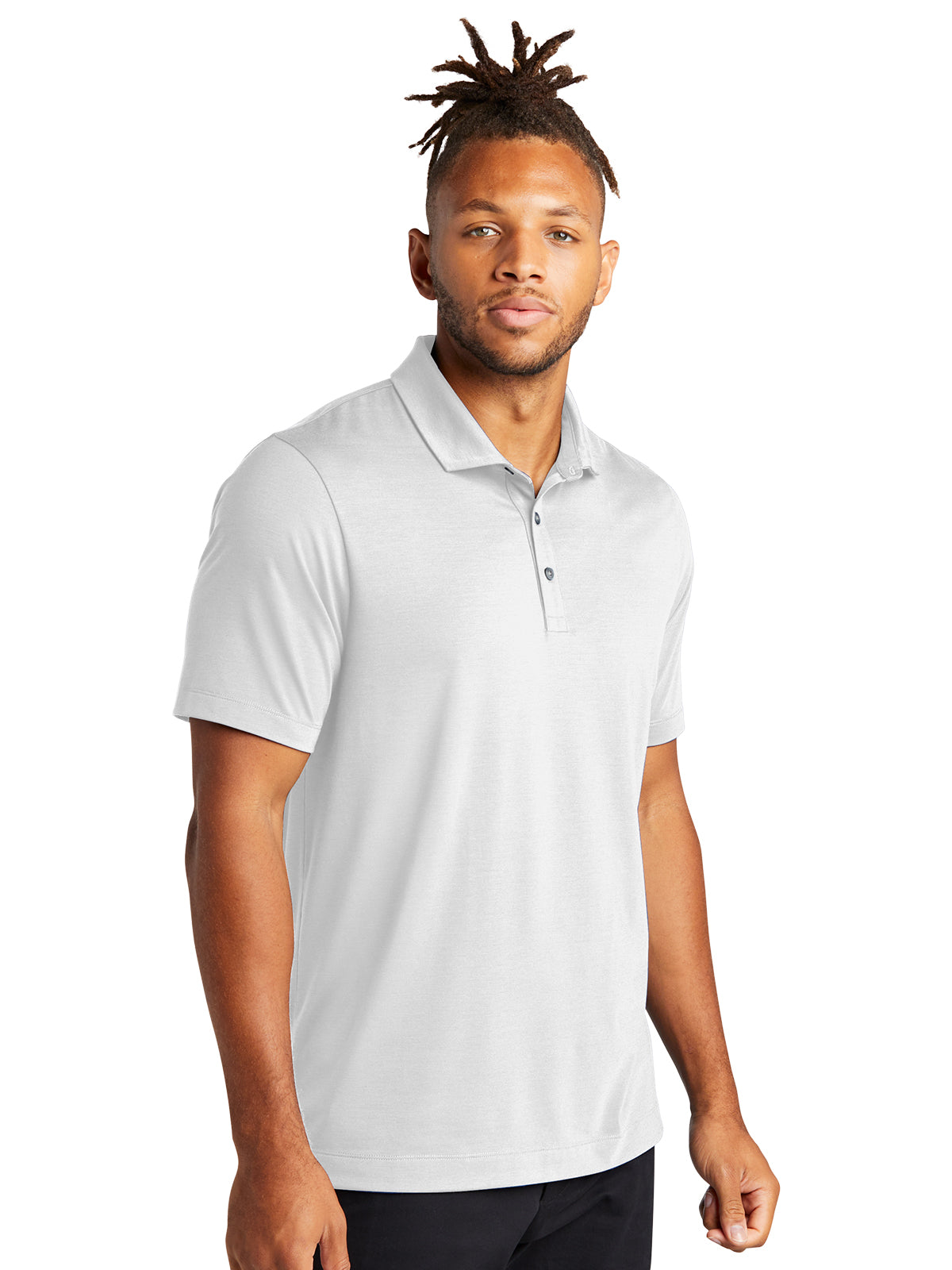 Men's Stretch Polo - MM1014 - White