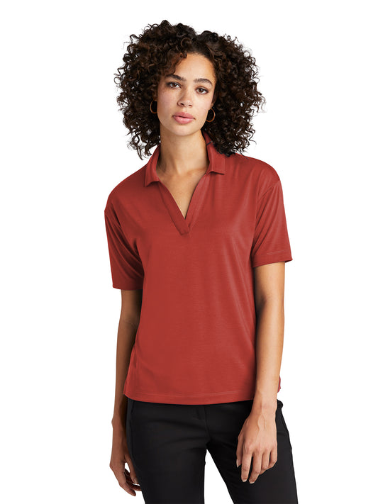 Women's Stretch Polo - MM1015 - Terracotta