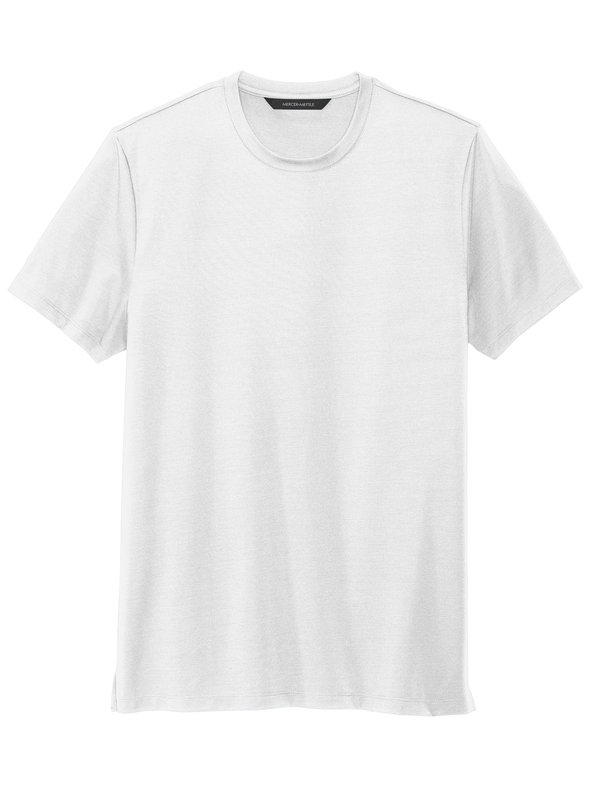 Men's Pocketless Stretch Jersey Crew T-Shirt - MM1016 - White