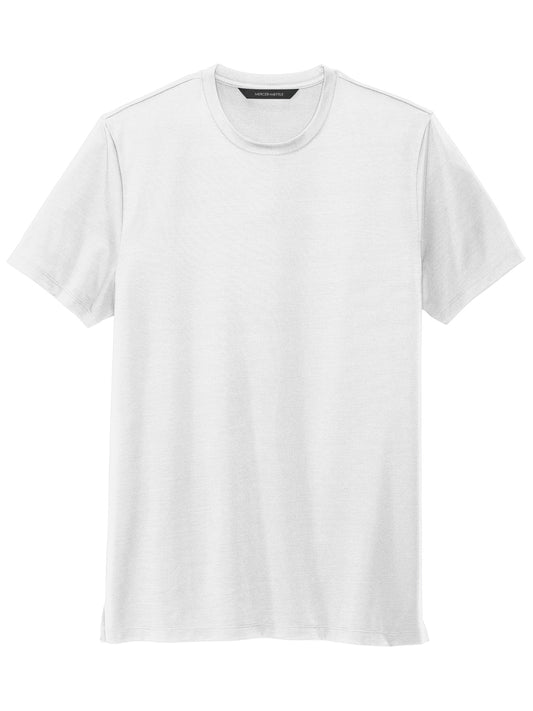 Men's Pocketless Stretch Jersey Crew T-Shirt - MM1016 - White