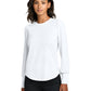 Women’s Stretch Jersey Long Sleeve Blouson Top - MM1019 - White