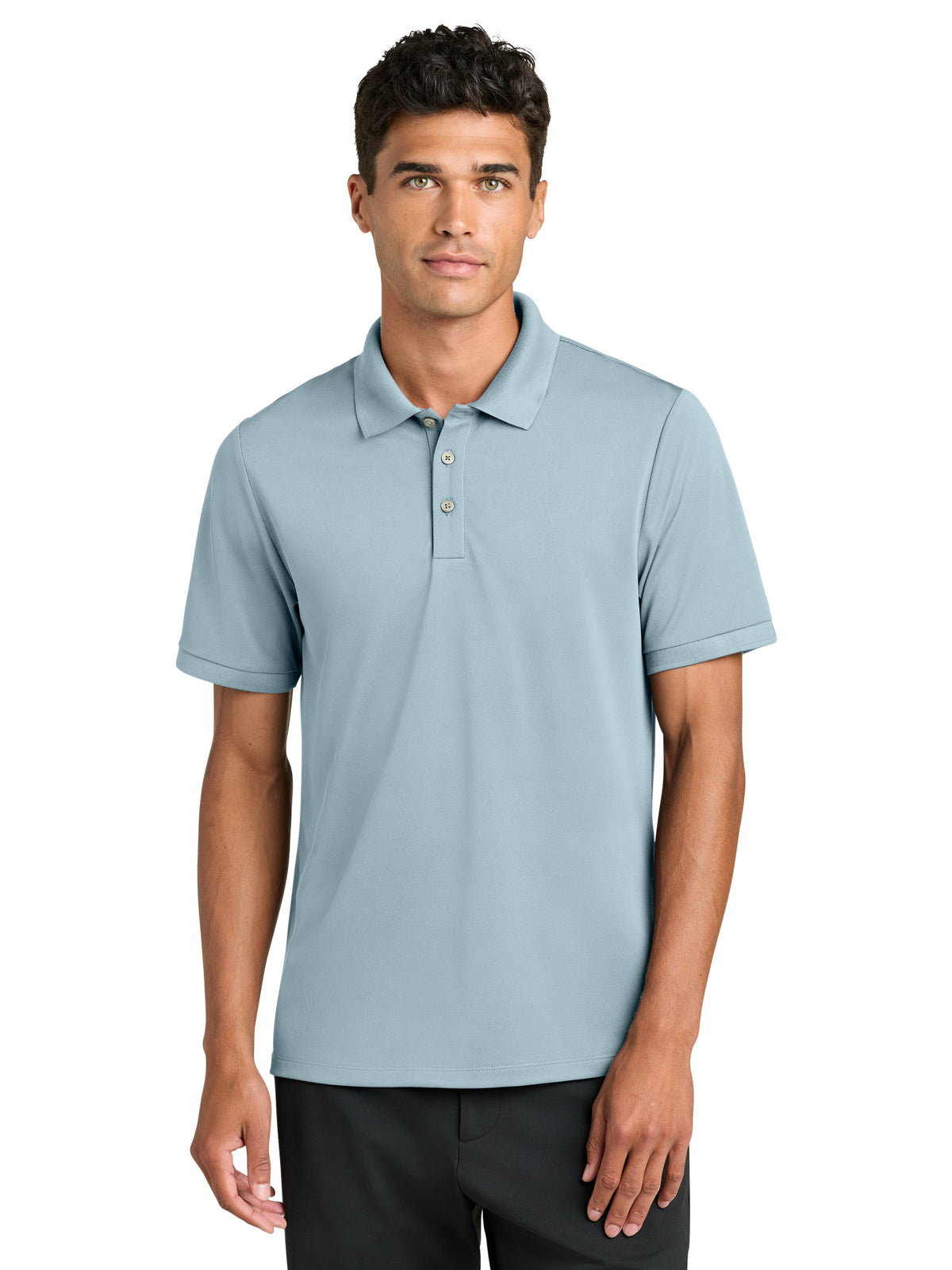 Men's Pocketless Everyday Perfomance Polo - MM1030 - Celestial Blue