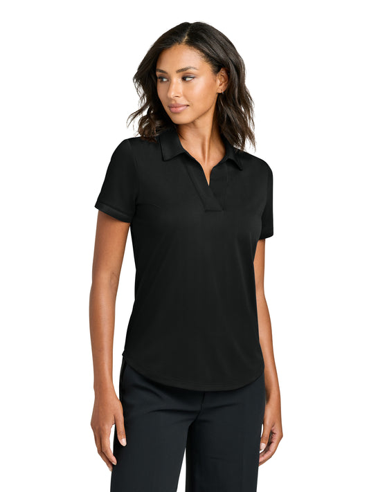 Women's Pocketless Everyday Perfomance Polo - MM1031 - Deep Black