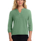 Women's Pocketless 3/4-Sleeve Blouse Top - MM2011 - Sage