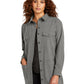 Women's 4-Pocket Twill Overshirt - MM2021 - Light Anchor Grey Heather