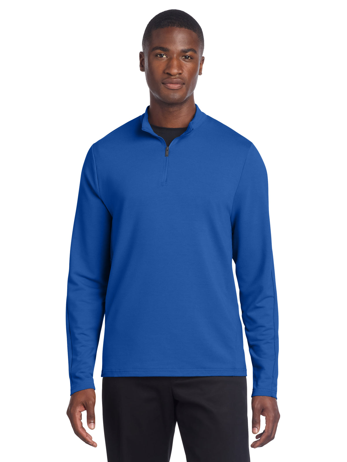 Men's Stretch 1/4-Zip Sweatshirt - MM3010 - Blue Note