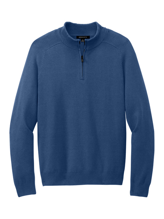 Men's 1/4-Zip Sweater - MM3020 - Insignia Blue