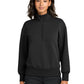 Women's Pocketless Soft Spacer 1/4-Zip Sweatshirt - MM3101 - Deep Black