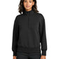 Women's Pocketless Soft Spacer 1/4-Zip Sweatshirt - MM3101 - Deep Black