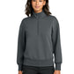 Women's Pocketless Soft Spacer 1/4-Zip Sweatshirt - MM3101 - Storm Grey