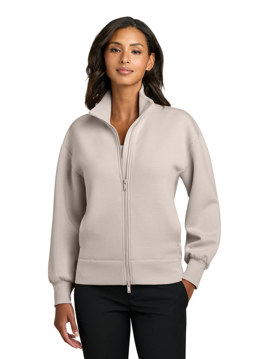Women's 2-Pocket Soft Spacer Full-Zip Jacket - MM3103 - Warm Quartz