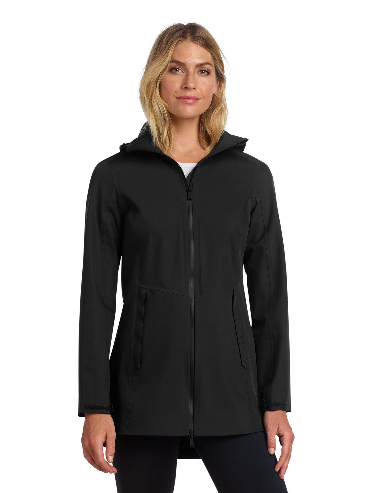 Women's Waterproof Rain Shell Jacket - MM7001 - Deep Black