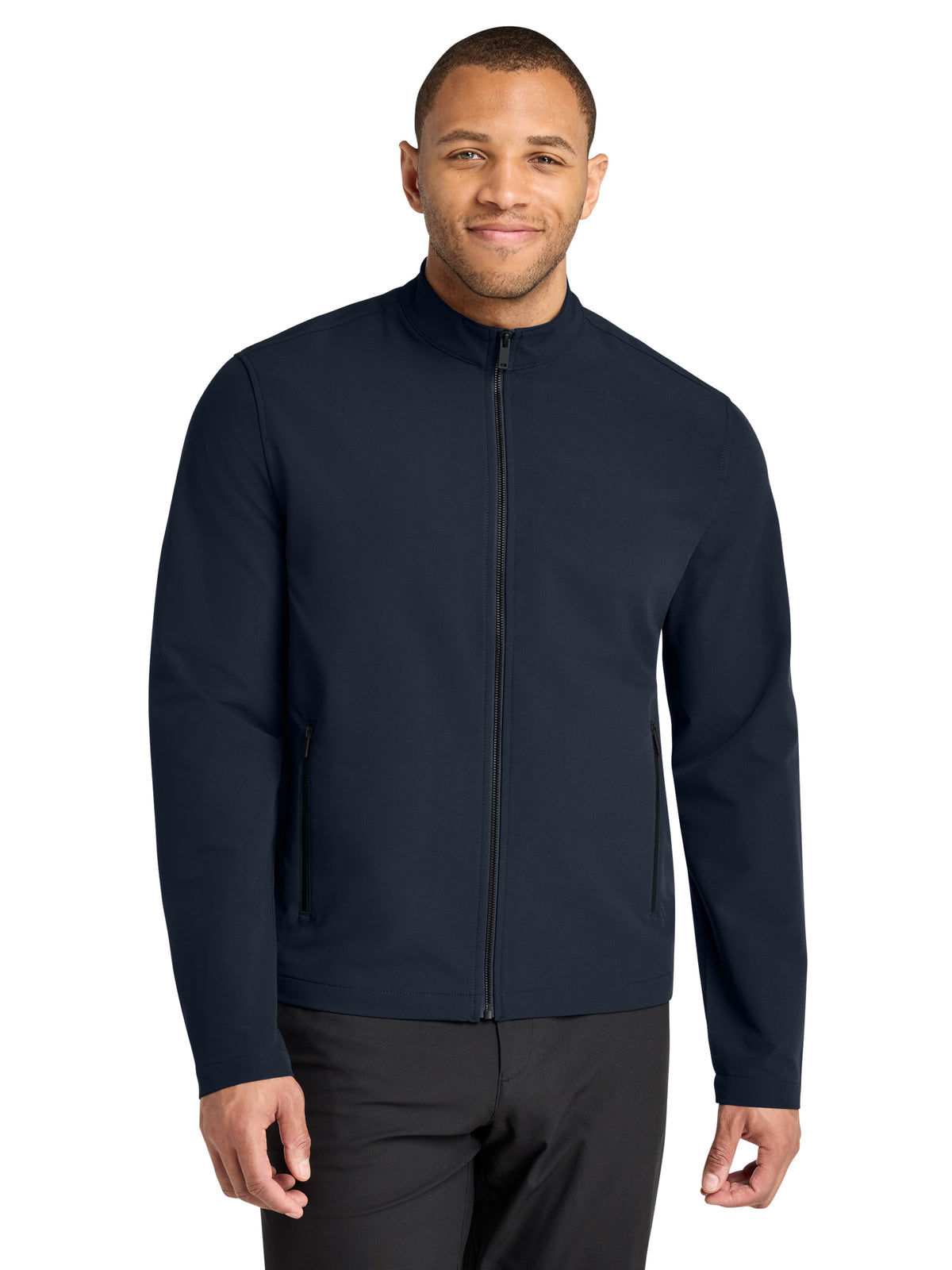 Men's Stretch Soft Shell Jacket - MM7102 - Night Navy