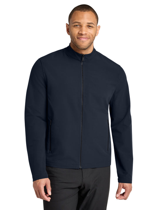 Men's Stretch Soft Shell Jacket - MM7102 - Night Navy