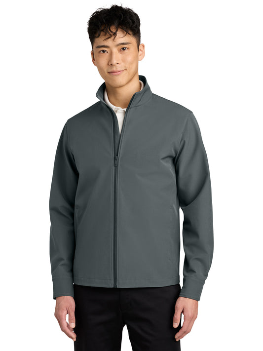 Men's Comfort Soft Shell Jacket - MM7104 - Storm Grey